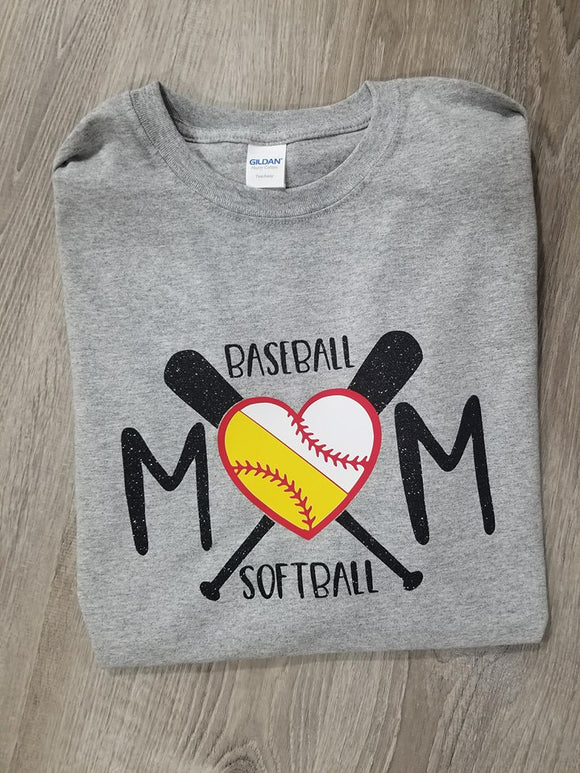 Baseball Softball Mom T-Shirt