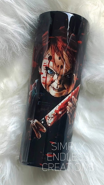 Chucky Charms - Iridescent Shimmer - 20oz Skinny Tumbler – Nxtlvyl Creations